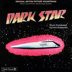 White starship surrounded by red energy against a field of stars.