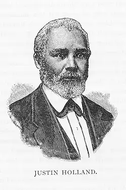 Portrait from the book Men of Mark (1887).