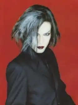 Promotional photograph of Klaha in Malice Mizer (2001)