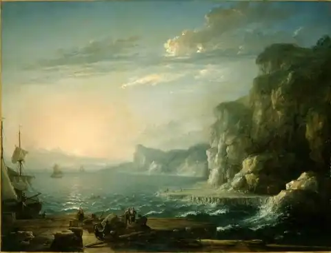 Le soleil couchant by Antoine Le Bel
