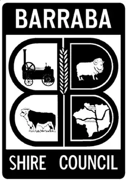 Official logo of Barraba Shire