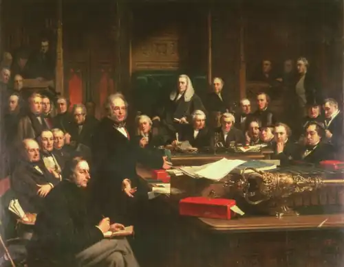 Lord Palmerston Addressing the House of Commons by John Phillip