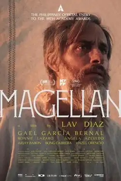 Ferdinand Magellan faces the front staring somewhere