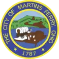 Official seal of Martins Ferry, Ohio