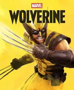 Cover art of Wolverine, showing his claws, in front of a yellow background