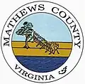 Official seal of Mathews County, Virginia