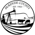 Official seal of McKenzie County, North Dakota