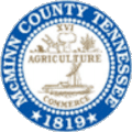 Official seal of McMinn County, Tennessee