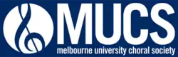 Logo of Melbourne University Choral Society