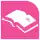 Pictogram of Gómez Farías metro station. It features the silhouette of an open book with "1857" inscribed on it.
