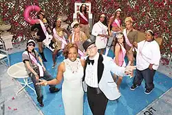 Group photo of the ten female contestants