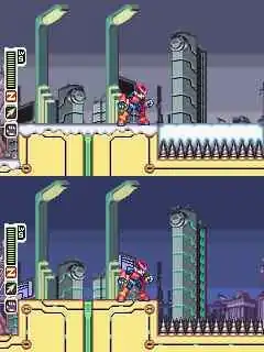 split-screen image illustrating the different weather settings