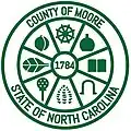 Official seal of Moore County, North Carolina