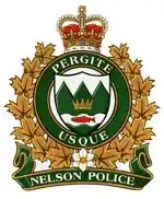 Heraldic badge of Nelson PD
