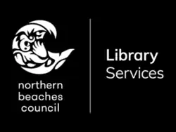 Logo used for library services by the Northern Beaches Council.
