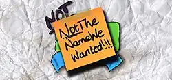 NotTheNameWeWanted cover