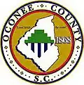 Official seal of Oconee County, South Carolina