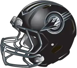 Omaha Nighthawks helmet