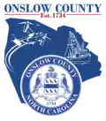 Official logo of Onslow County, North Carolina