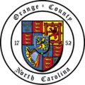 Official seal of Orange County, North Carolina