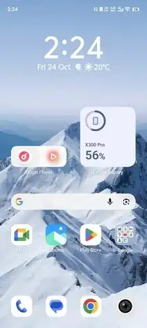 OriginOS 6 home screen