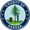Official seal of Pender County, North Carolina