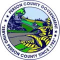 Official seal of Person County, North Carolina
