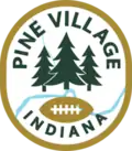 Official logo of Pine Village, Indiana