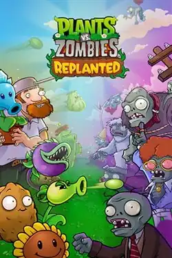 The cover art of Plants vs. Zombies: Replanted