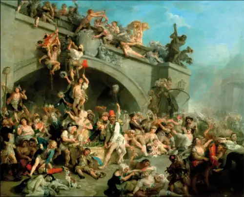 Plundering the King's Cellar at Paris, 1794