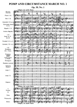 page of printed orchestral score
