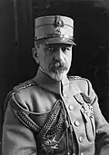 Portrait of General Constantin Prezan, Chief of Romanian General Staff, at the general headquarters in Ivești, 1917