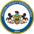 Official seal of Potter County, Pennsylvania