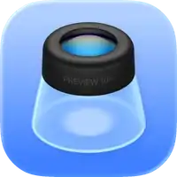 photograph and loupe