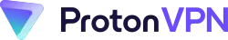 Proton VPN logo, including the text "Proton VPN" on the right