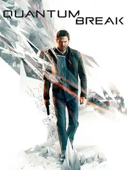 Promotional cover of Quantum Break featuring the game's protagonist, Jack Joyce