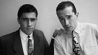 Righeira, c. 1983: Michael Righeira (left) and Johnson Righeira