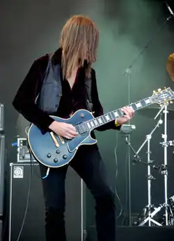 Mark Reale performing at Sweden Rock Festival in Solvesborg, June 2009