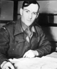 Black & white photograph of Rupert Bruce-Mitford