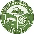 Official seal of Sampson County, North Carolina