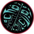 Official seal of Saxman, Alaska