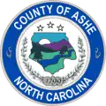 Official seal of Ashe County, North Carolina