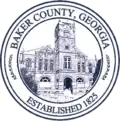 Official seal of Baker County, Georgia