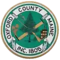 Official seal of Oxford County, Maine