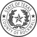 Official seal of Rockwall County, Texas