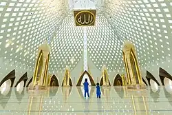 Interior of Al-Jabbar Mosque