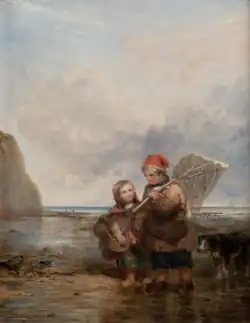 Shrimpers Hastening Home by William Collins