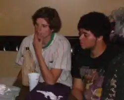 Ferraro (right) and Clark, year unknown