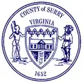 Official seal of Surry County, Virginia