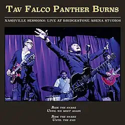 Tav Falco Panther Burns Nashville Sessions: Live at Bridgestone Arena Studios album cover